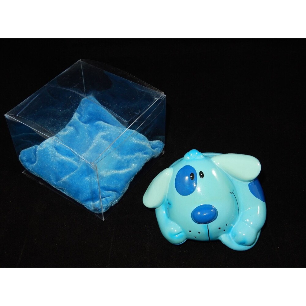 Blue Puppy Dog Kids Small Ceramic Bank by Blowfish